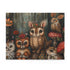 Wildlife Woodland Jigsaw Puzzle - enchanting woodland creatures illustration for nature lovers of all ages