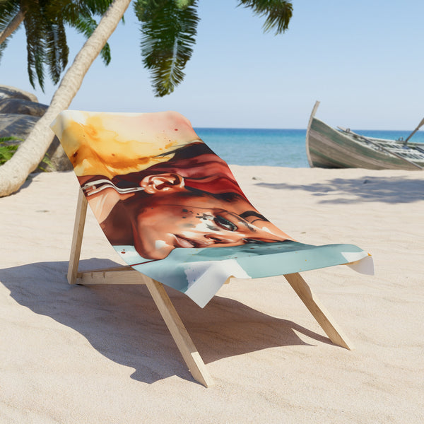 these Beach Towels are a must-have for fashion-forward beach-goers who appreciate the finer things in life. Wrap yourself in Rihannas iconic style and elevate your beach experience with these exclusive Beach Towels from the savage x fenty Watercolor Collection.
Elevate your beach style with the Rihanna Watercolor Beach Towel from the savage x fenty collection. This luxurious beach towel features an upscale watercolor design inspired by Rihanna