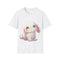 Cinnamoroll Cartoon Tee in Charcoal, Regular Fit, DTG Printed.
