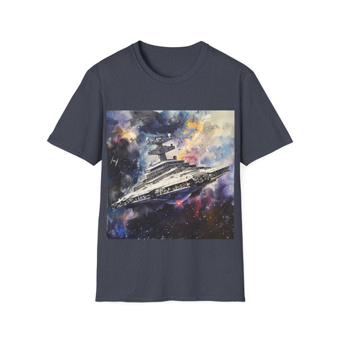 Charcoal Imperial Star Destroyer Galactic Tee in Size S cotton t-shirt