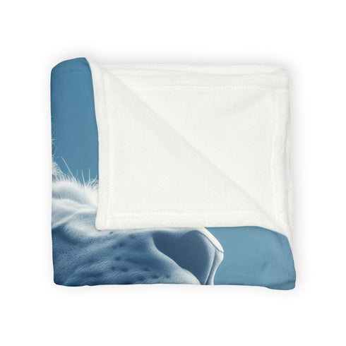 Cloud Shaped Like a Giant Lion Plush Fleece Throw Blanket