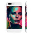 Neon watercolor Charlize Theron phone case for iPhone 7/8 Plus.