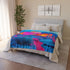 Desert Mirage Hiding Neon Palace Plush Fleece Throw Blanket