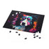 Charming collie jigsaw puzzle for dog lovers and puzzle enthusiasts.