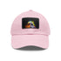 Neon watercolor Storm Trooper cap, white patch, rectangle shape, unisex.