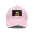 Neon watercolor storm trooper baseball cap, white/light brown rectangle shape.