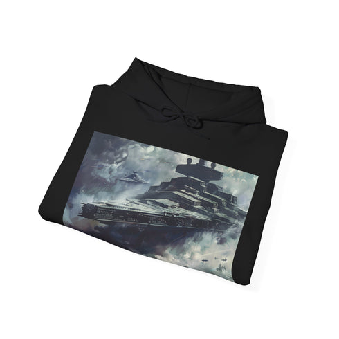 Star Destroyer Navy Epic Hoodie for Men and Women, Regular Fit