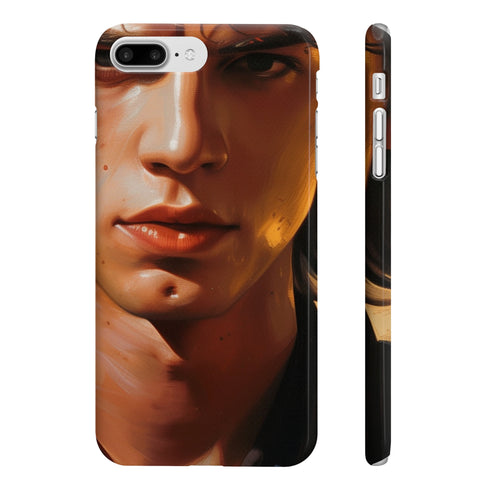 Galactic Conflict Glossy Phone Case Slim for iPhone 7/8 Plus
