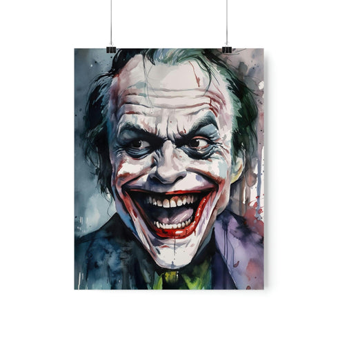 Canvas featuring Jack Nicholson from The Shining, 11" x 9" dimensions.