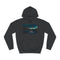 Abandoned Carnival at Night Graphic Unisex College Hoodie - Jet Black Front