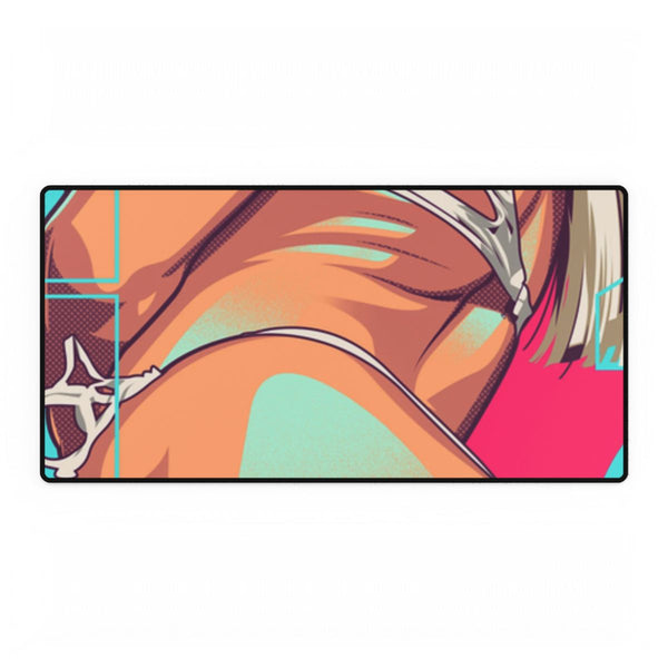 Abella Danger — XXL Gaming Desk Mat — Full Top-Down Artwork View