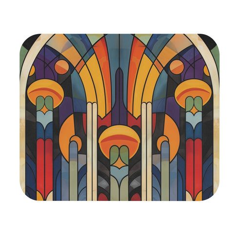 Abstract Art Deco Mouse Pad