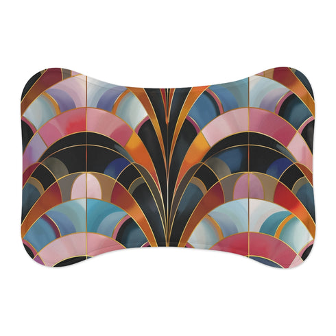 "Abstract Art Deco Pet Mat"