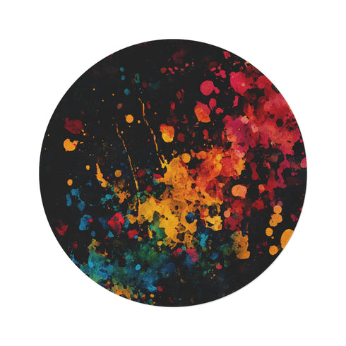 "Abstract Art Round Rug"