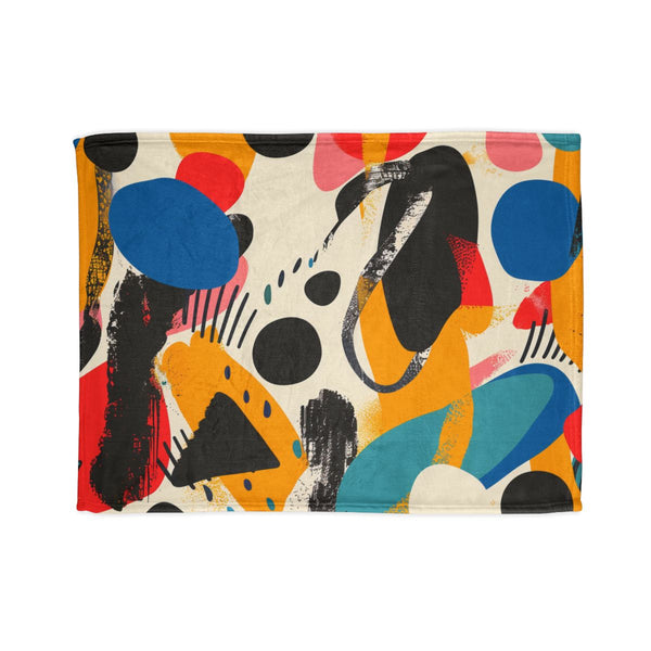 Abstract Bright Bed Cover