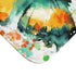 Abstract Butterfly Watercolor Style with Scatter Luxury Memory Foam Bath Mat - Microfibre Texture Close-Up