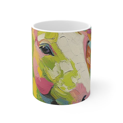 "Abstract Equine Elegance Mug"