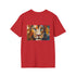 Abstract Lion Face Painted T-shirt