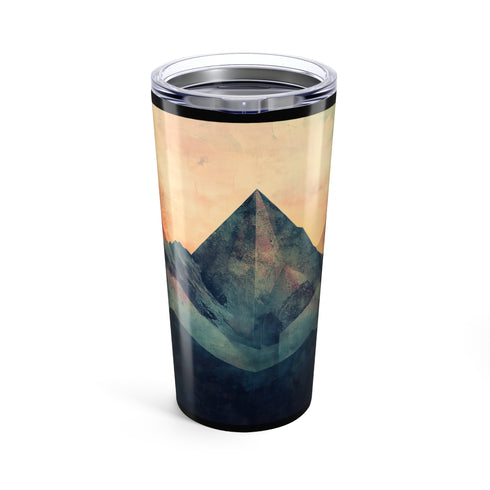Abstract Mountain Grunge Water Bottle