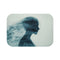 Abstract Wave Human Silhouette Bathmat