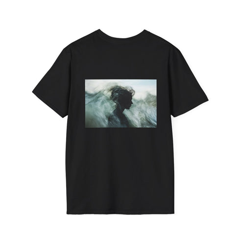 Abstract Wave Human Silhouette T-Shirt