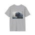 Abstract Wave Silhouette T-Shirt Design