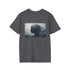 Abstract Wave Silhouette T-Shirt Design