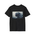 Abstract Wave Silhouette T-Shirt Design