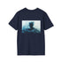Abstract Waves Human Silhouette T-shirt