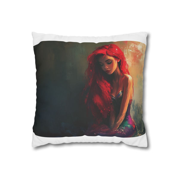 "Adorable Ariel Pillowcase: Dive In!"