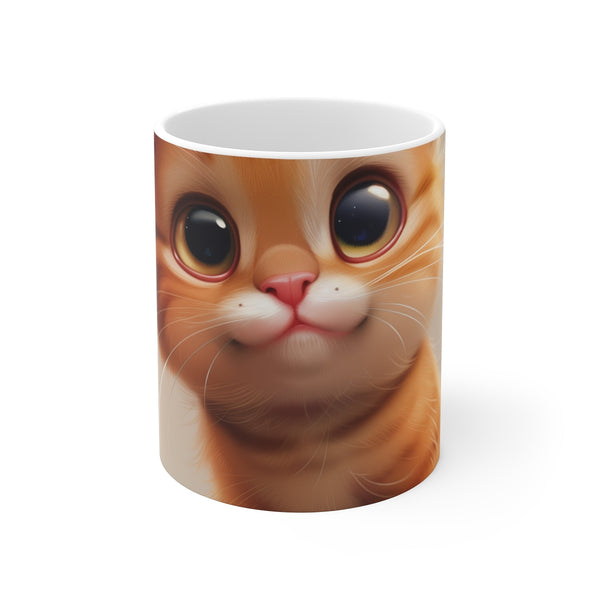 "Adorable Cartoon Character Coffee Mug"