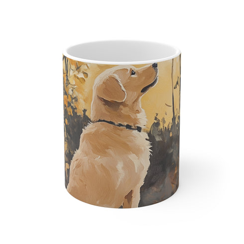 "Adorable Golden Retriever Mug"