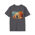 Adorable Golden Retriever Tee: Painting