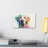 Labrador dog canvas wall art: Paw-some addition for dog lovers!