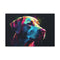 Adorable Labrador Pup Portrait Canvas.