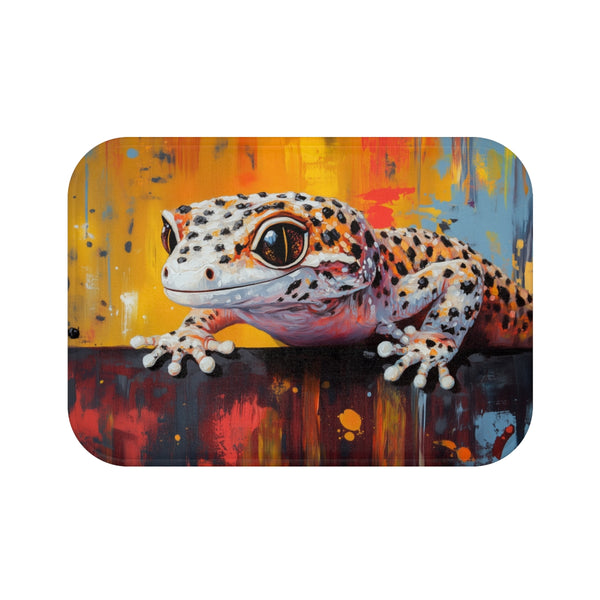 "Adorable Leopard Gecko Bath Mat"