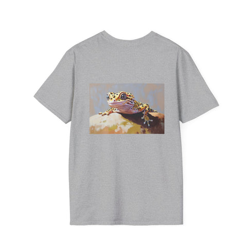 Adorable Leopard Gecko Tee: Cute Painting