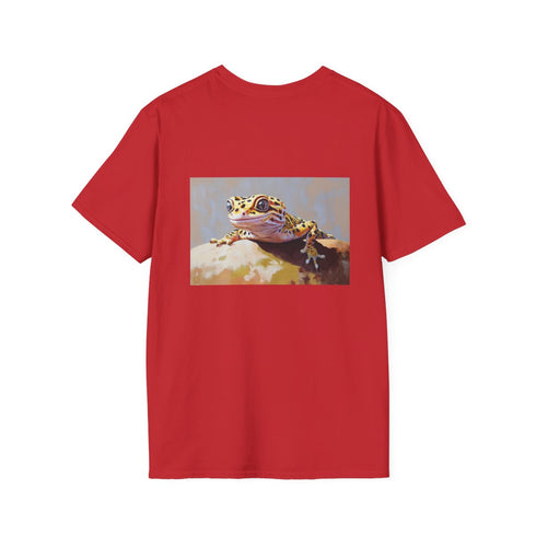 Adorable Leopard Gecko Tee: Cute Painting