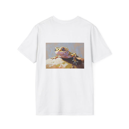 Adorable Leopard Gecko Tee: Cute Painting