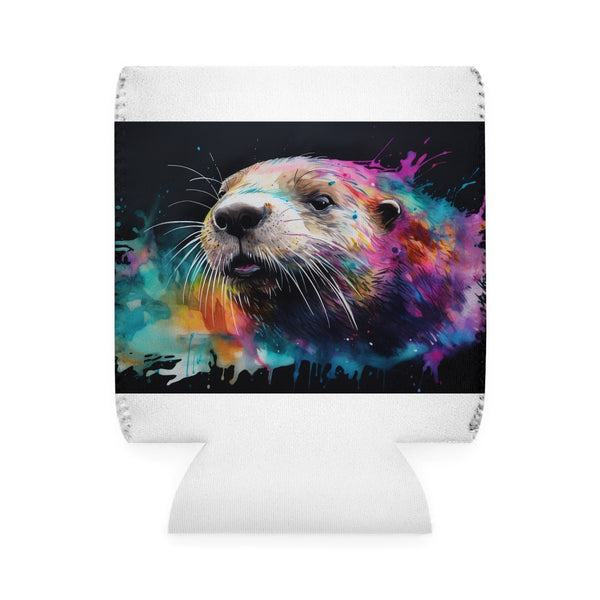 Adorable Otter Watercolor Can Sleeve