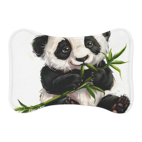 "Adorable Panda Bamboo Feast Mat"