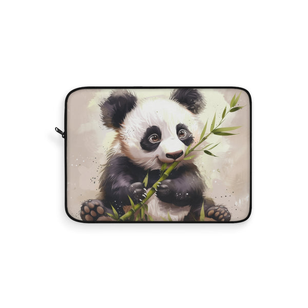 "Adorable Panda Laptop Sleeve"