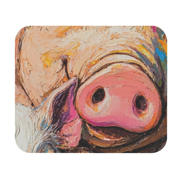 Adorable Pig Family Mouse Pad