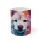 "Adorable Samoyed Cuddle Companion Mug"