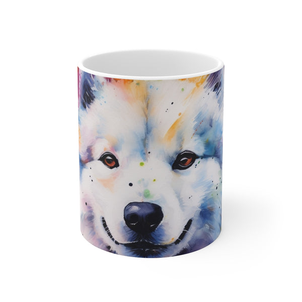"Adorable Samoyed Puppy Mug"