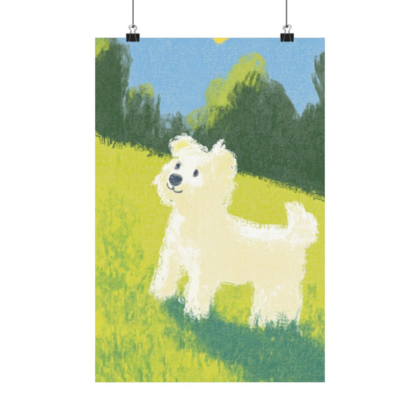 "Adorable Westie: Soft as Snow"