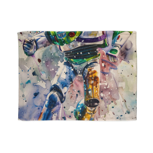 "Adventure Awaits: Buzz Lightyear Bed Cover"