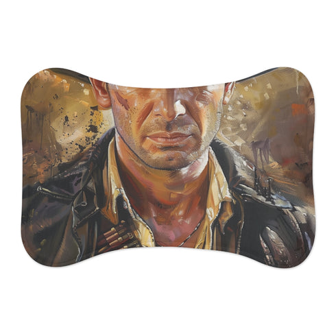 "Adventure Dog Mat Inspired by Indiana Jones"
