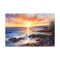 Tropical Sunset Serenity Canvas Print: Golden Sands, Vibrant Skies, Tranquil Beauty