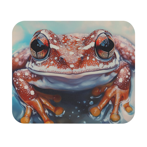 African Dwarf Frog Mouse Pad Colorful Cute Design